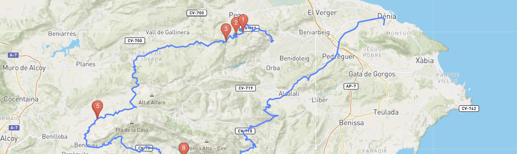 Interactive map